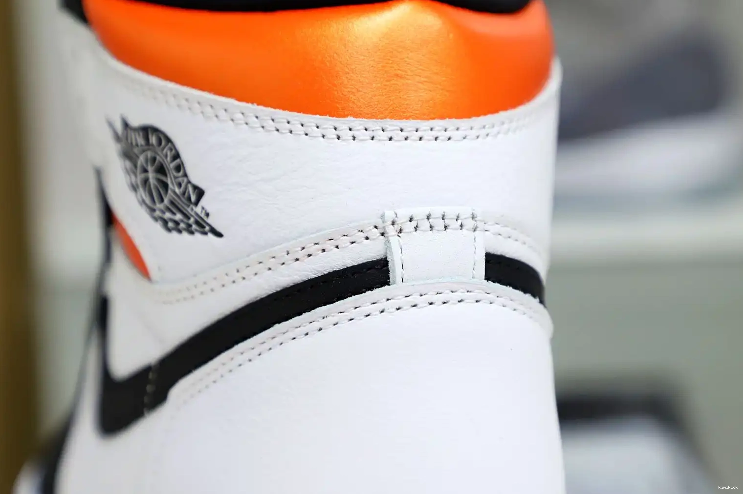 Orange' OG Kimikick 1 Retro Air High Electro Jordan 0604